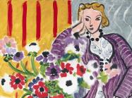 Henri Matisse, Detail of Purple Robe with Anemones, 1937. The Baltimore Museum of Art: The Cone Collection, formed by Dr. Claribel Cone and Miss Etta Cone of Baltimore, Maryland, BMA 1950.