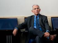 Dr. Anthony S. Fauci in the James S. Brady Press Briefing Room of the White House 