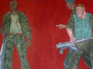 Leon Golub, Mercenaries IV (detail),1980