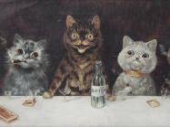 Louis Wain, The Bachelor Party, 1939.