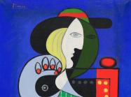 Pablo Picasso, Femme à la montre 1932, oil on canvas, 51 ¼ x 38 inches. Courtesy of Sotheby's.