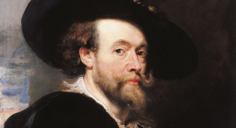 Peter Paul Rubens, detail of Portrait of the Artist, 1623. Oil on panel. The Royal Collection.