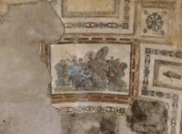 Painted ceiling in the Domus Aurea