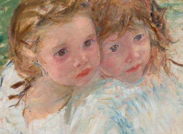 mary cassatt painting of two young girls