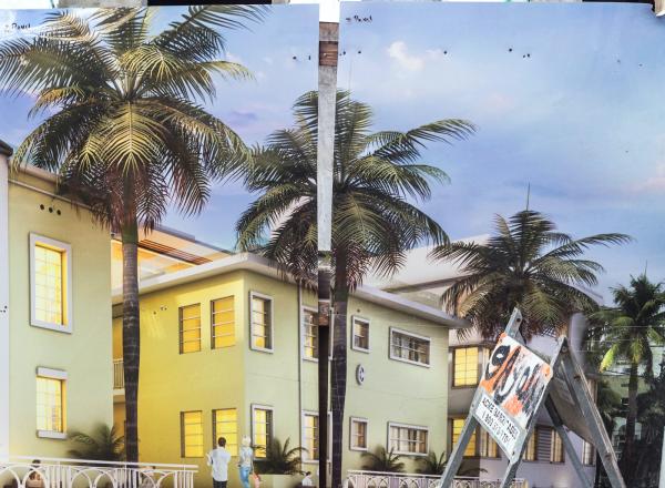 Anastasia Samoylova, Construction in South Beach I, 2018.