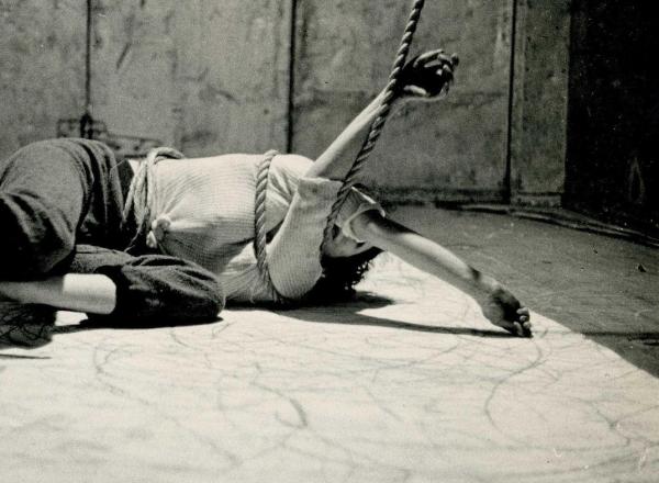 Carolee Schneemann, Trackings, 1973. 10th Annual Avant Garde Festival, Grand Central Terminal, New York.