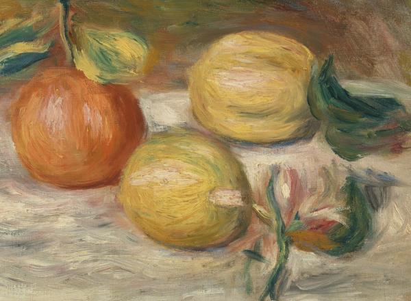 Lemons and Orange (Citrons et orange) (1913), Pierre-Auguste Renoir. License