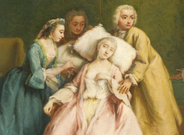 Pietro Longhi, The Faint, c. 1744. Oil on canvas.