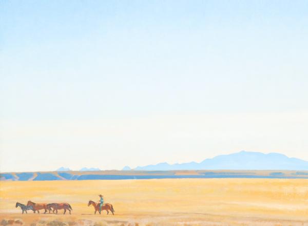 Maynard Dixon (1875-1946), Land Westward, 1936. 25 x 30 in. US$ 300,000 - 500,000.