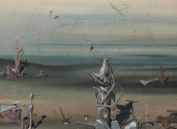 Yves Tanguy surrealist landscape painting